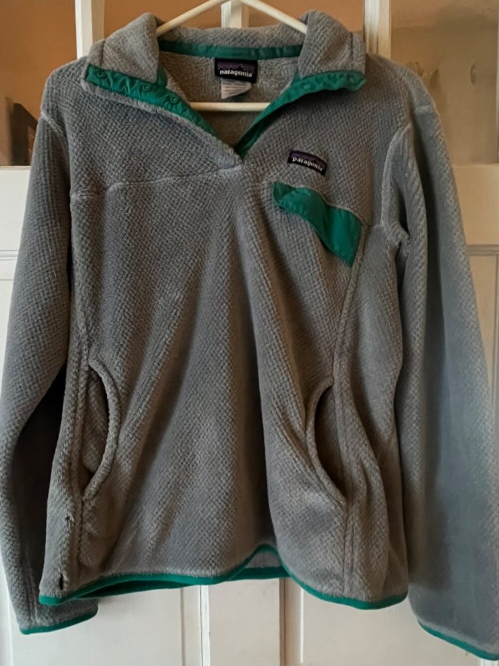 Patagonia Women's Re-Tool Snap-T Pullover Feather Grey - Size Large
